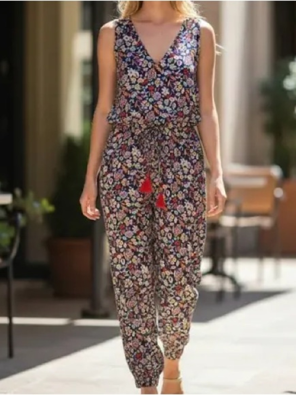 Boden Floral Jumpsuit